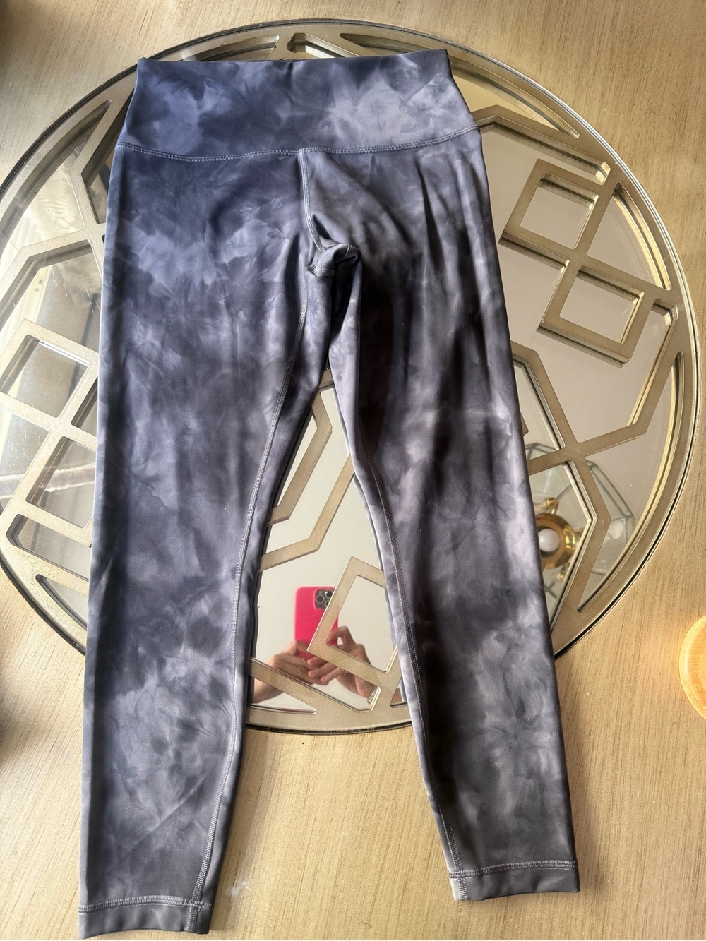 lululemon athletica Tie-Dye Gray/Black Leggings